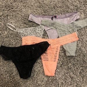 Mixed new w tags thongs